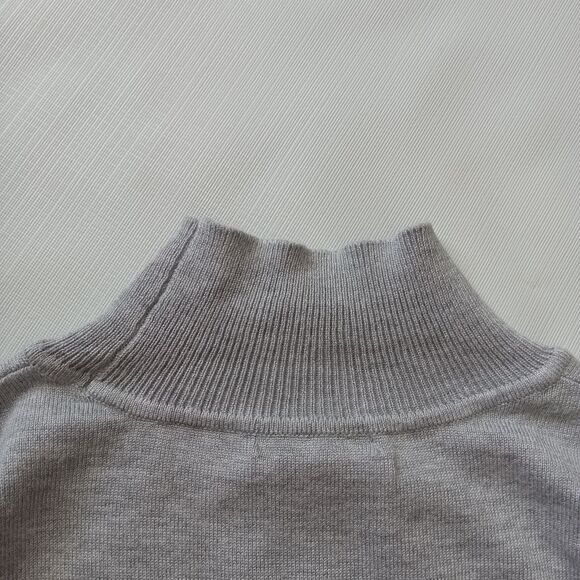 89th & Madison Asymmetrical Hem Colorblock Knit Pullover Sweater Women's Medium - Picture 7 of 11